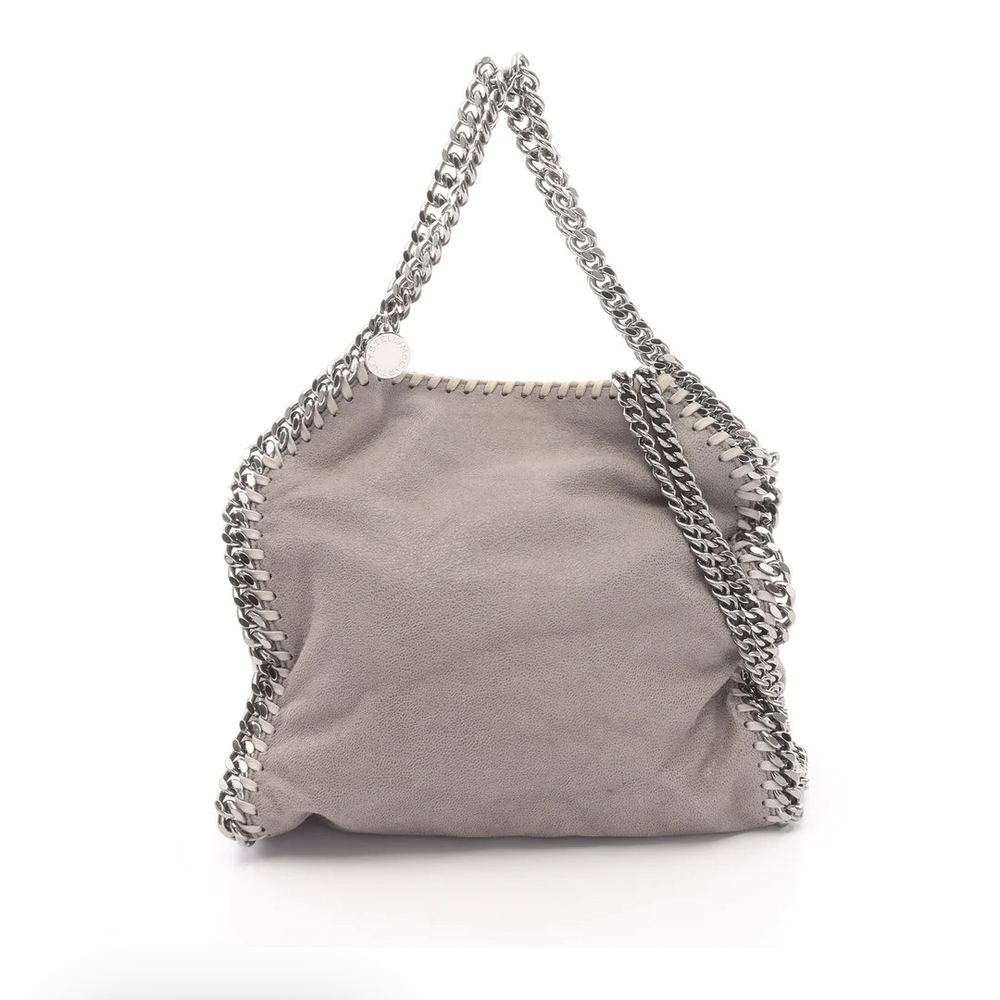 Stella McCartney Mini Falabella Chain Tote, Gray